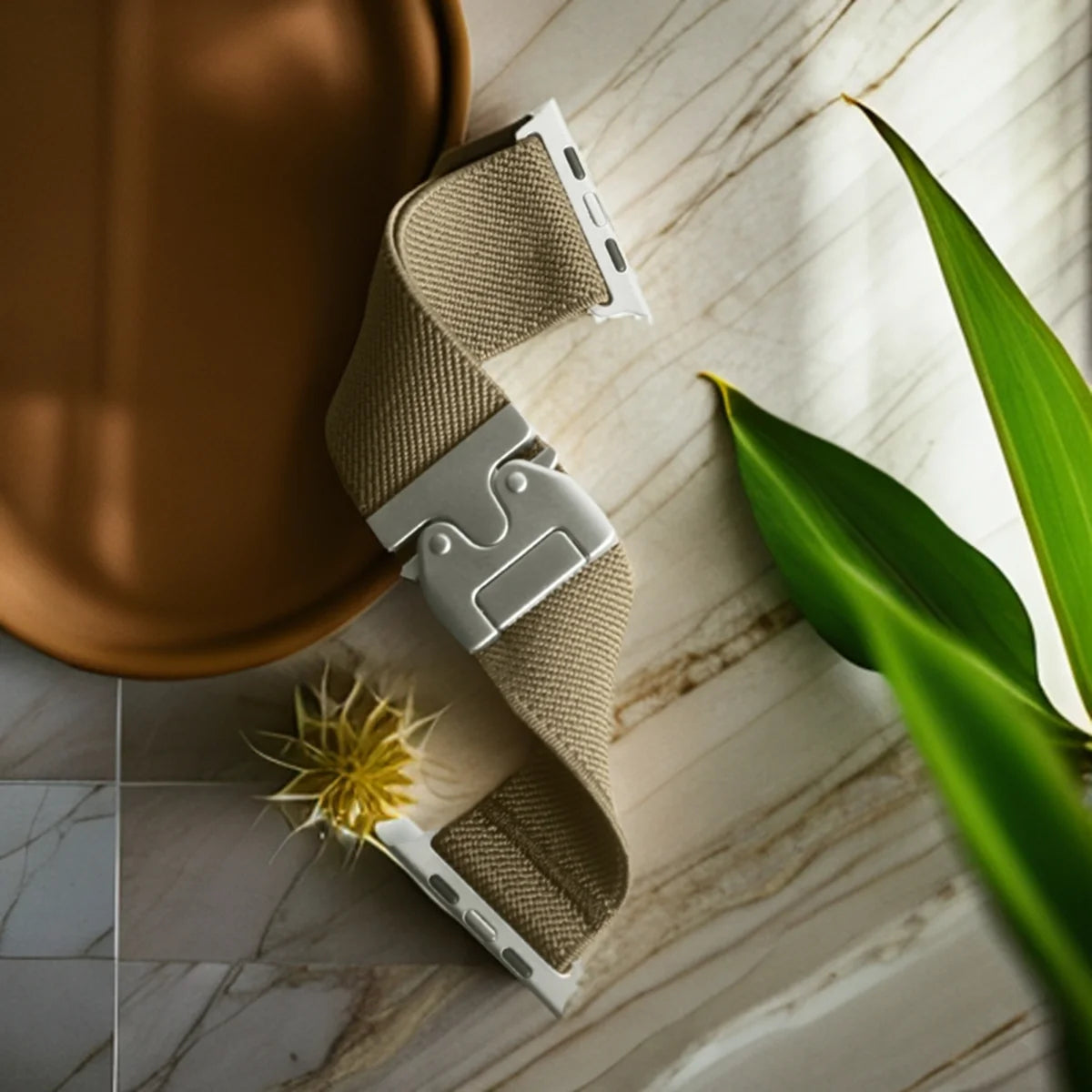 Nylon Loop Compatible With Apple Watch band Series 10 9 38mm 40mm 41mm 42mm 44mm 46mm 46mm 49mm Woman Man Parachute Style Buckle Elastic Ban