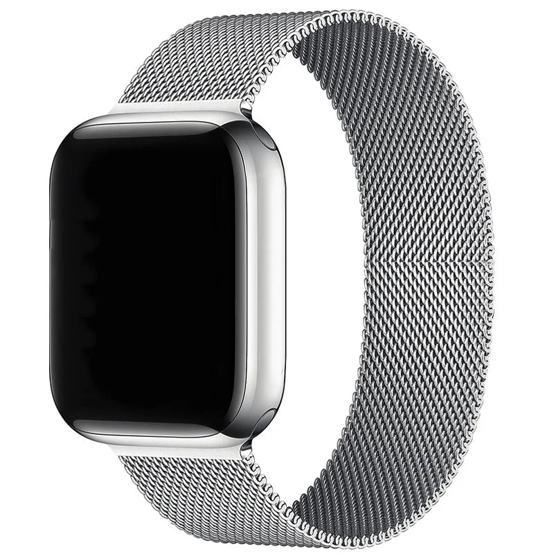 band For Apple Watch band 10 46mm 44mm 45mm 41mm 49mm 42mm 40mm 45mm Milanese Loop band Apple Watch Series 9 7 8 4 5 6 SE Ultra2