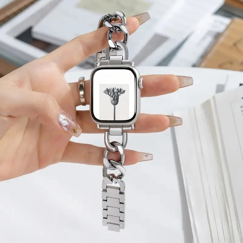 Metal band for Apple Watch 10 Ultra 46mm 9 8 7 band 42mm 45mm 41mm Women Belt band Apple Watch Series 6 SE 40mm 44mm 49mm Watchband