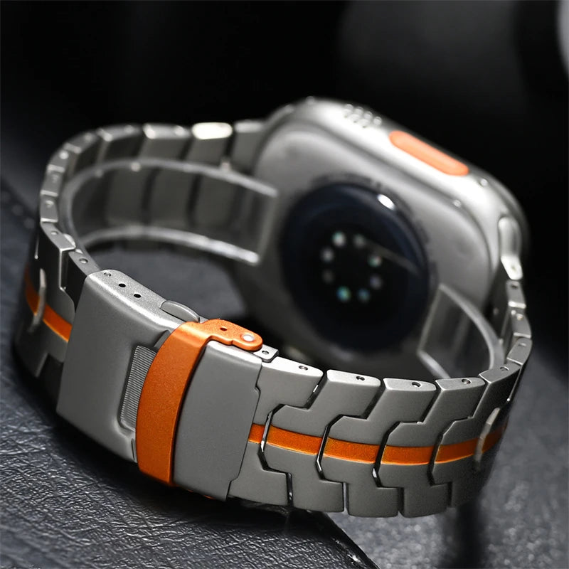 Ultra 3 2 Titanium Color band For Apple Watch 49mm 46mm 45mm 44mm 42mm metal band Apple Watch 11 10 9 SE 3 Stainless Steel band
