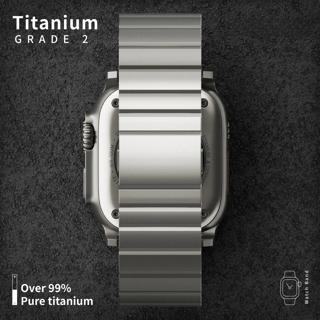 Luxury Titanium band for Apple Watch band Ultra 2 49mm 46mm 45mm 42mm Magnetic Correa for Apple Watch Series 10 9 8 7 6 SE 5 band