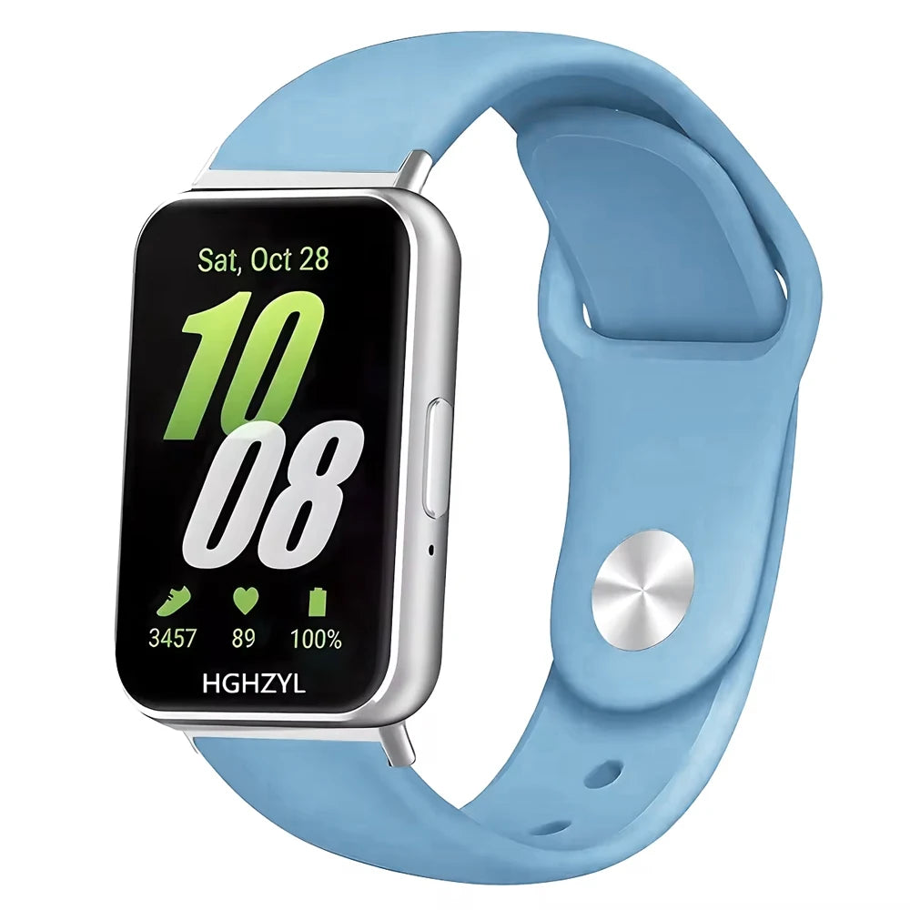 Sport Strap For Samsung Galaxy Fit 3 strap Bracelet Silicone Correa For Galaxy Fit 3 Band Accessories Replacement Watchband Belt