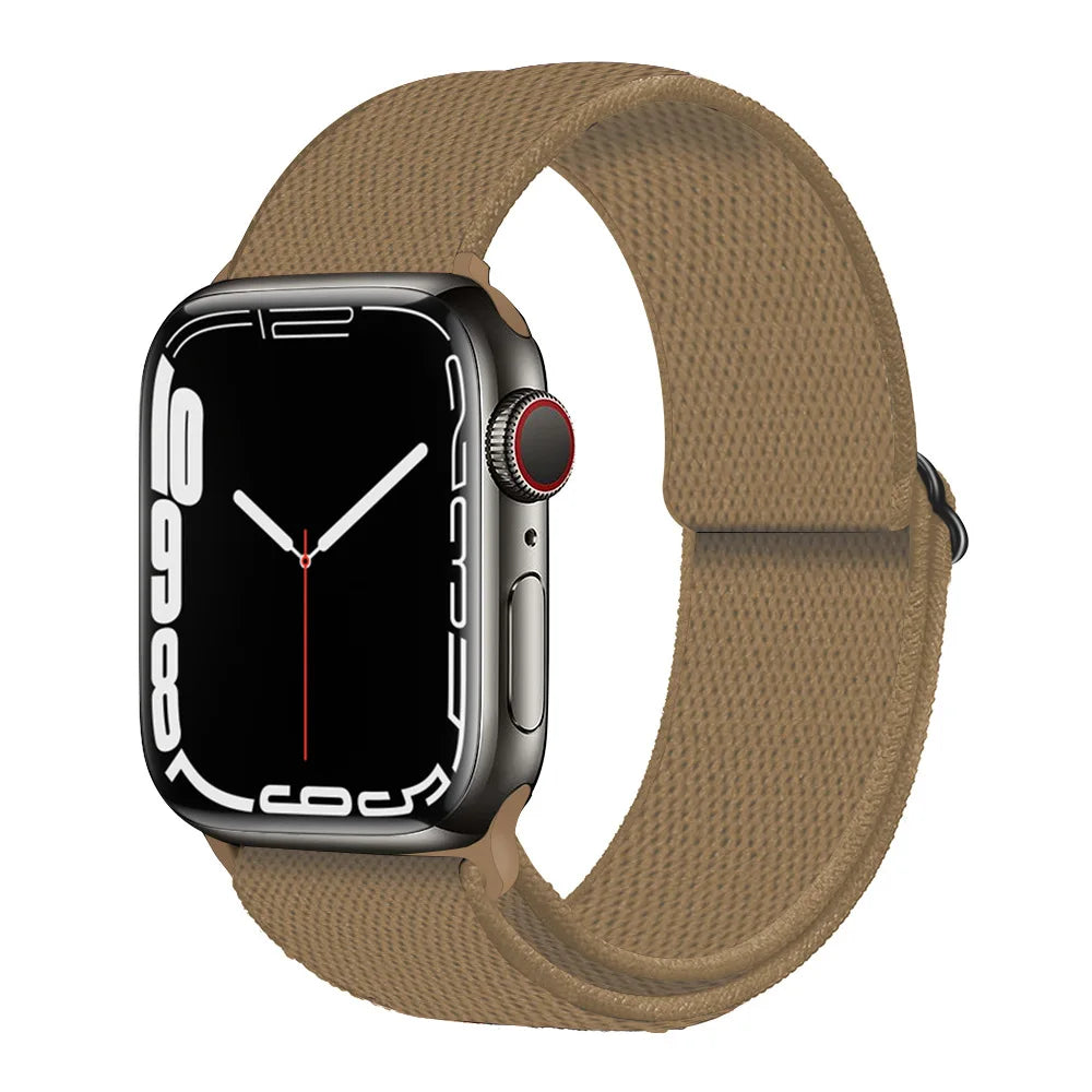 Nylon Loop band for Apple Watch band 45mm 44mm 42mm 40mm 41mm 46mm band Apple Watch Series 11 10 9 8 7 6 5 SE Ultra 3 49mm band