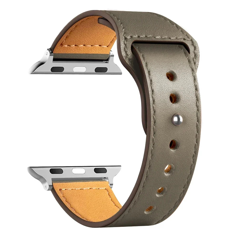 Leather band For Apple Watch band Ultra 49mm 46mm 44mm 40mm 38mm 42mm sport band Apple Watch Series 10 9 8 7 3 5 6 SE 41mm 45mm