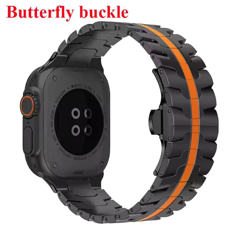 Stainless Steel band For Apple Watch Series 11 10 9 8 SE 3 46mm 45mm 42mm 44mm metal band For Apple Watch Ultra 3 2 1 49mm