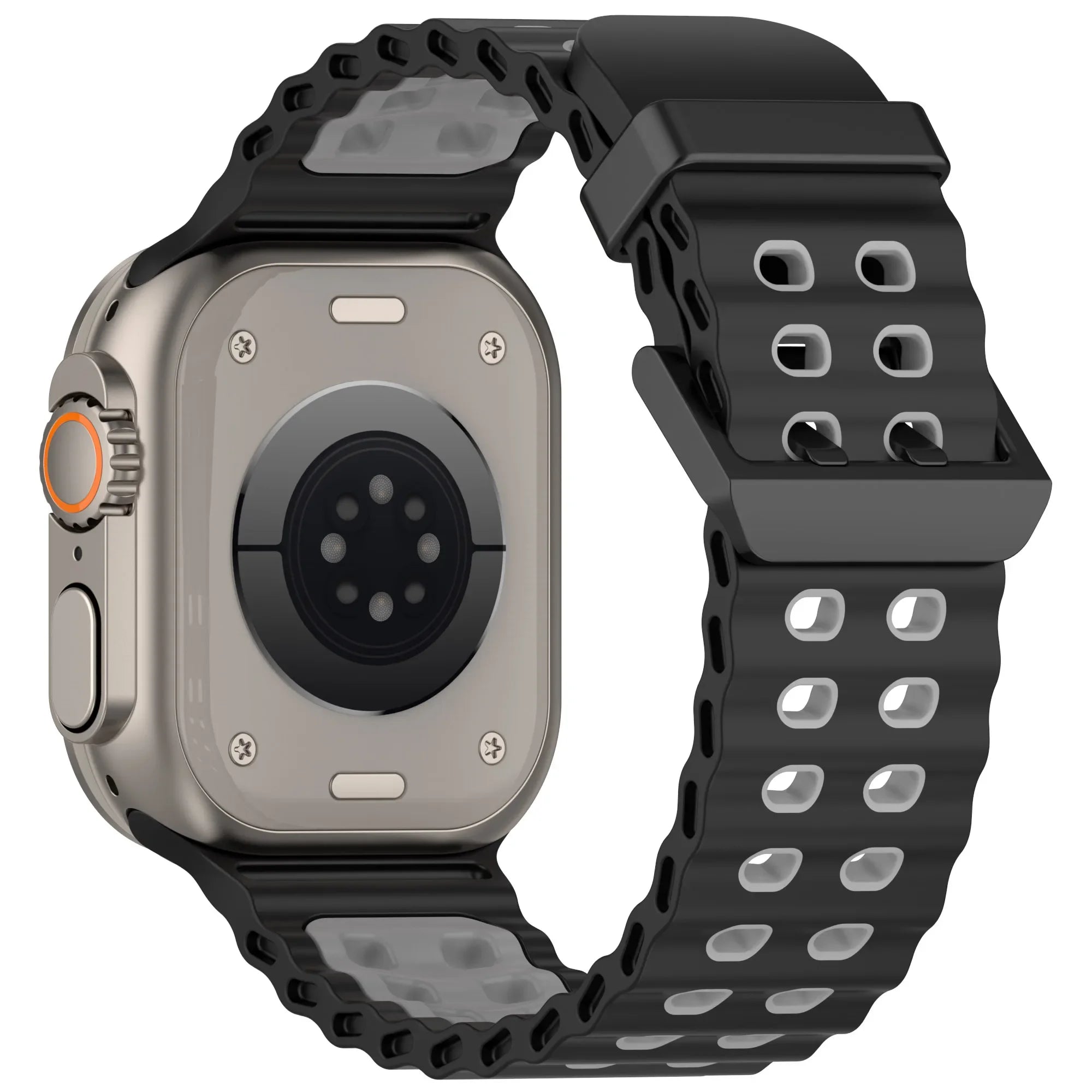 Ocean Silicone band for Apple Watch Ultra 3 2 1 49mm 11 10 46mm 9 8 7 45mm Breathable Matching Wristband Apple Watch 6 5 4 SE3 44mm