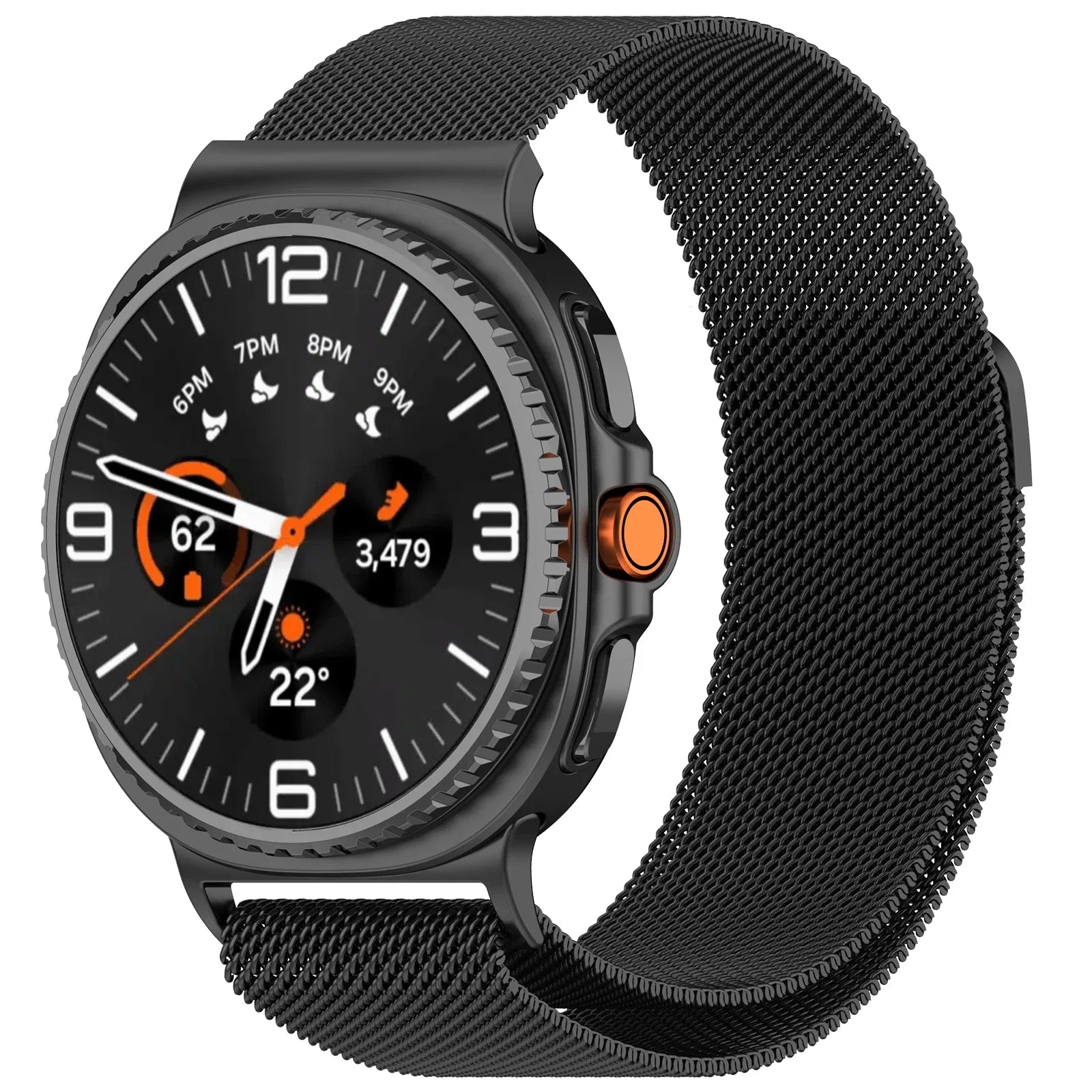 Milanese Magnetic Strap for Samsung Galaxy Watch 8 44mm 40mm Classic 46mm Metal Breathable Replaceable Galaxy Watch Ultra 47mm