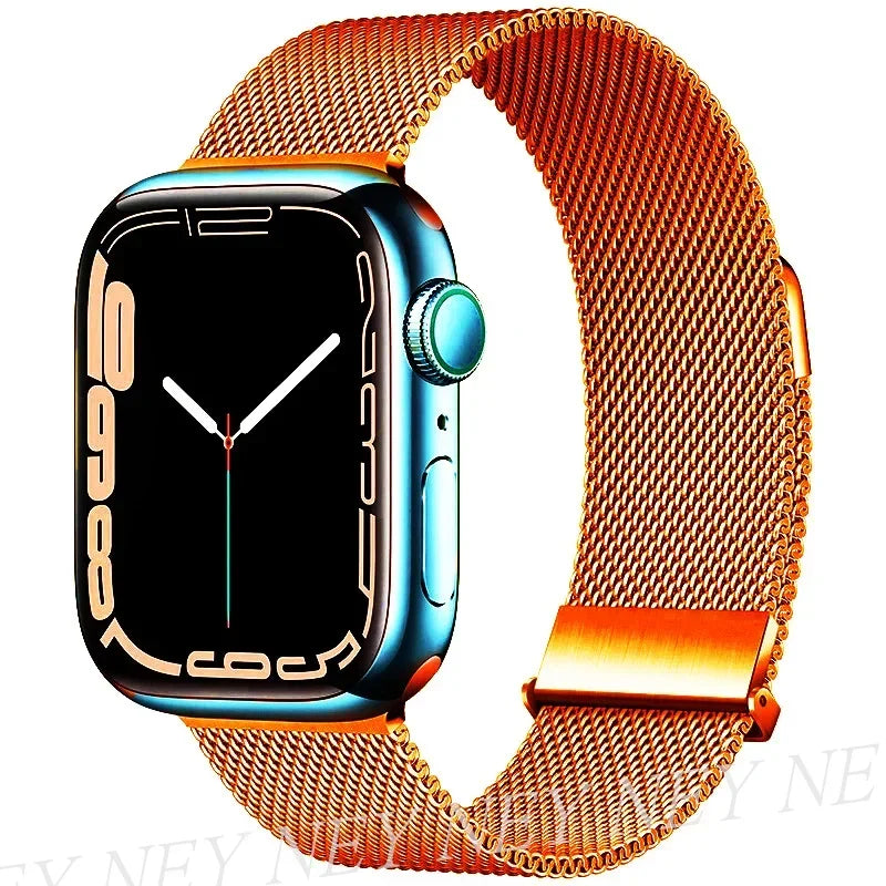 Milanese Loop for Apple Watch band 44mm 45mm 40mm 41mm 46mm 42mm pride band Apple Watch Series 10 9 8 7 6 SE 5 4 Ultra 2 49mm band