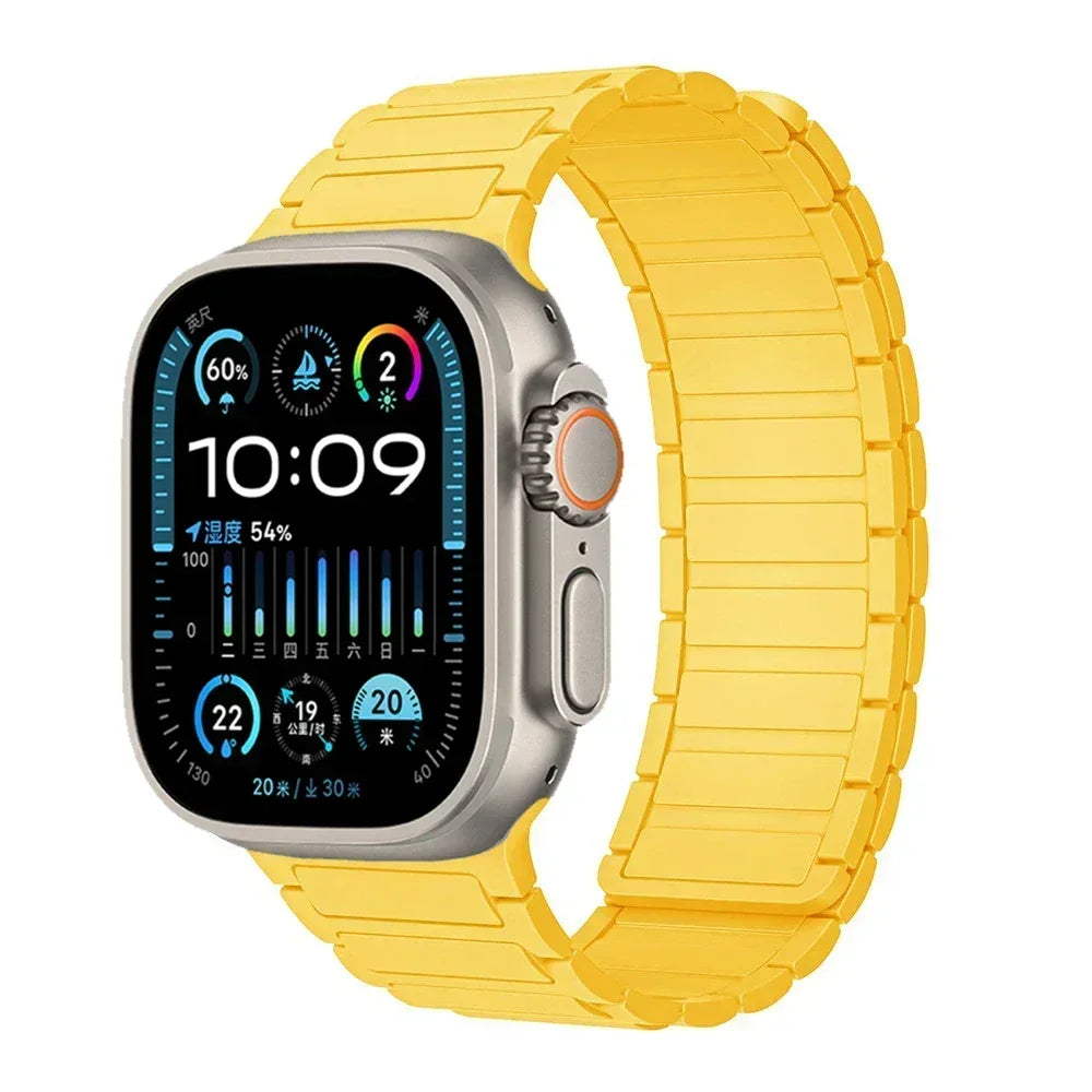 Magnetic Loop band for Apple Watch Ultra 2 1 band 49mm 10 9 8 7 46mm 42mm 45mm 41mm Silicone band Apple Watch 6 5 4 SE 40mm 44mm