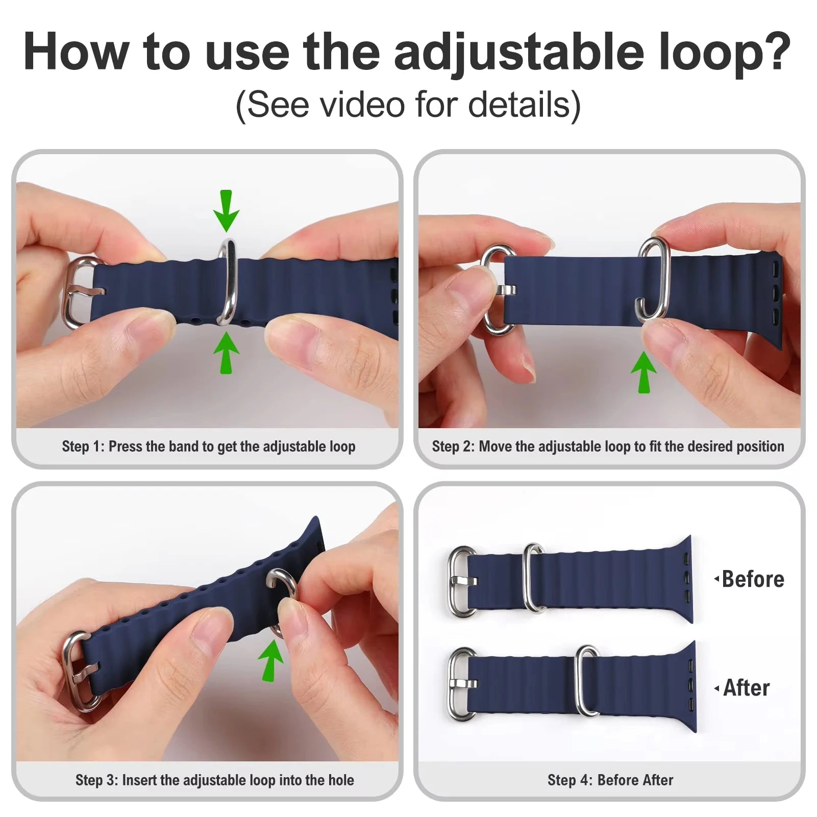 Ocean band for Apple Watch band Ultra 3 2 49mm 44mm 40mm 45mm 41mm 42mm 46mm Sport band Apple Watch Series 11 9 8 7 6 5 SE 3 10