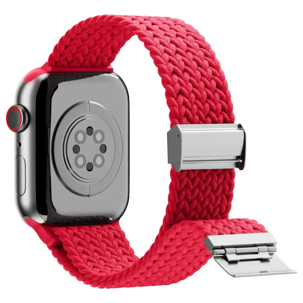 band For Apple Watch band 46mm 45mm 44mm 49mm 40mm 41mm 42mm Braided loop correa band Apple Watch Series 10 8 9 7 5 SE 6 4 Ultra
