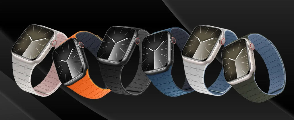 Magnetic Silicone band for Apple Watch band Ultra 3 49mm 44mm 40mm 42mm 46mm 45mm band For Apple Watch Series11 10 9 8 7 6 SE 5 4 38mm