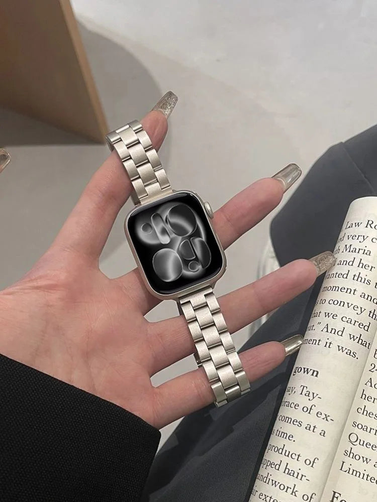 band For Apple Watch band 11 10 46mm 42mm Ultra 3 2 49mm 40mm 44mm 41mm metal Stainless Steel band Apple Watch Series 8 9 7 5 SE 6 4