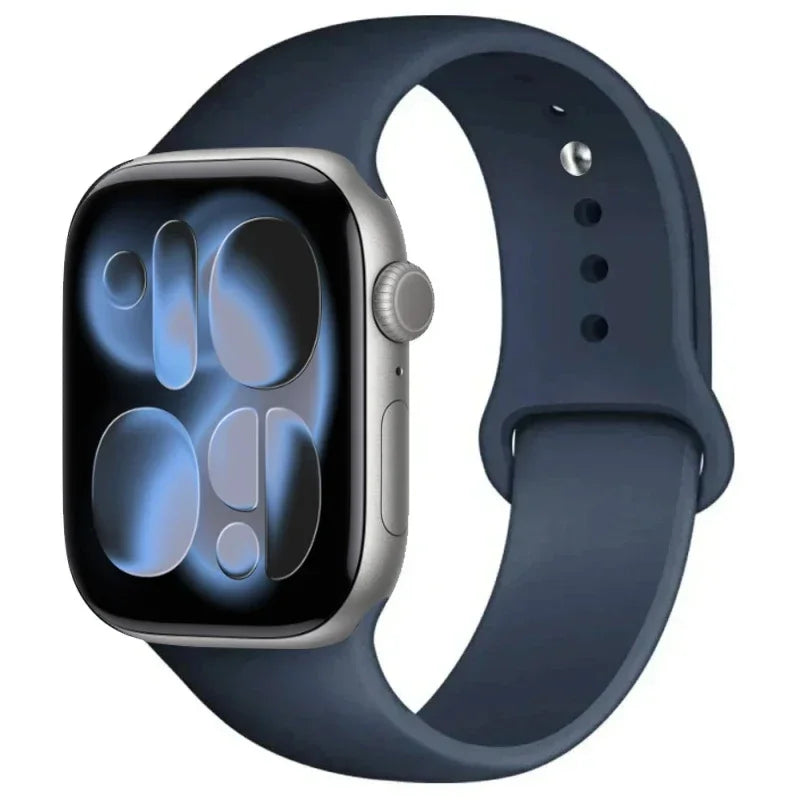 For Apple Watch band 46mm 42mm 45mm 44mm 40mm Silicone sport band Apple Watch Series 11 10 8 7 6 5 4 SE 9 Ultra 3 2 49mm band