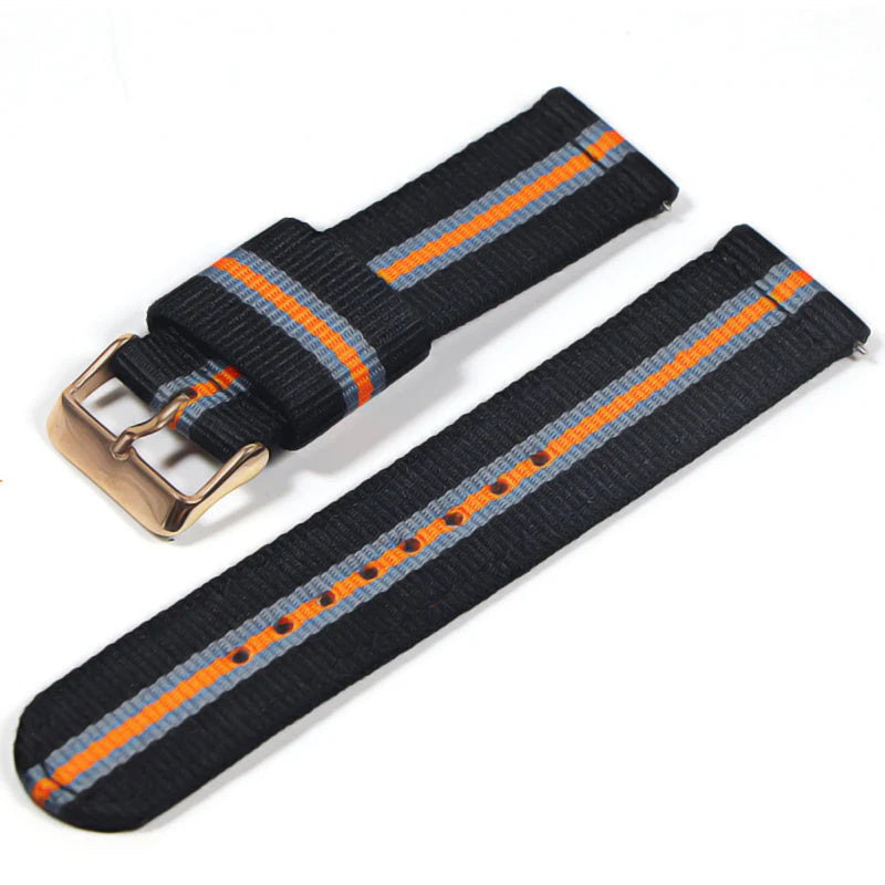 22mm Nylon watch strap For Samsung Galaxy watch 46mm 42mm Active2 Active1 Gear S3 frontier Sports nylon bang