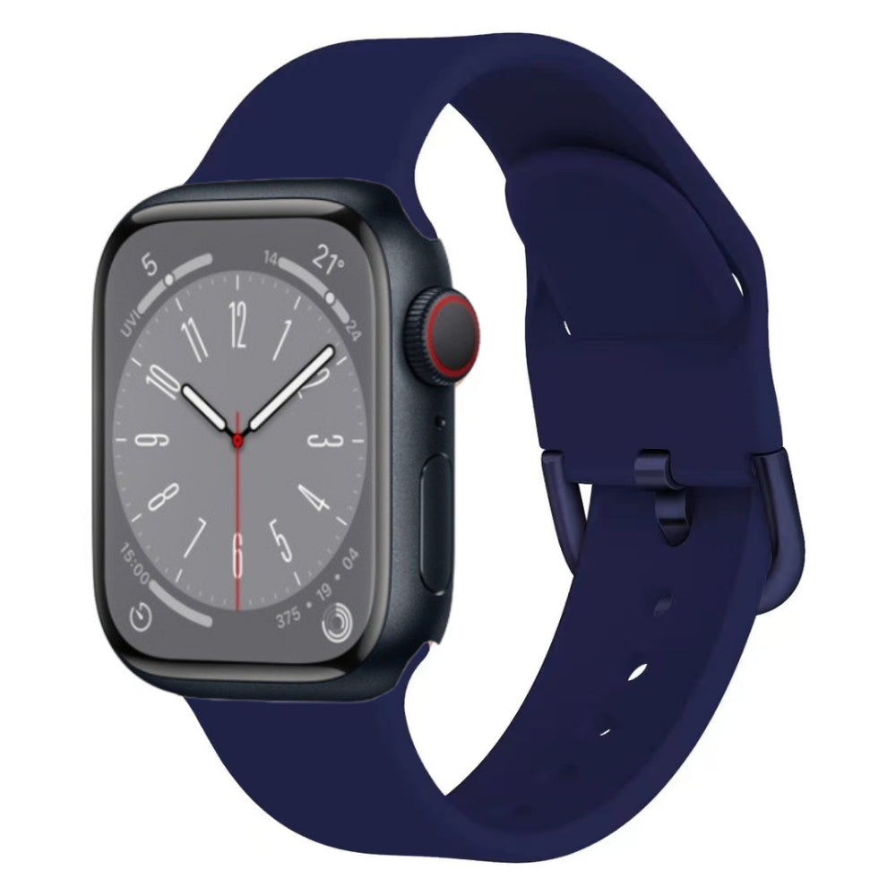 Silicone band for Apple Watch band 46mm 42mm 45mm 41mm 44mm 46mm band Wristband Apple Watch Series 10 9 8 7 6 5 SE Ultra 2 49mm