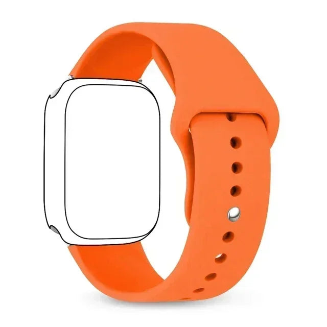 Silicone band For Apple Watch band 46mm 42mm 45mm 44mm 49mm 41mm 40mm 38mm band Apple Watch Series 10 9 8 Ultra 7 SE 3 4 6 Band
