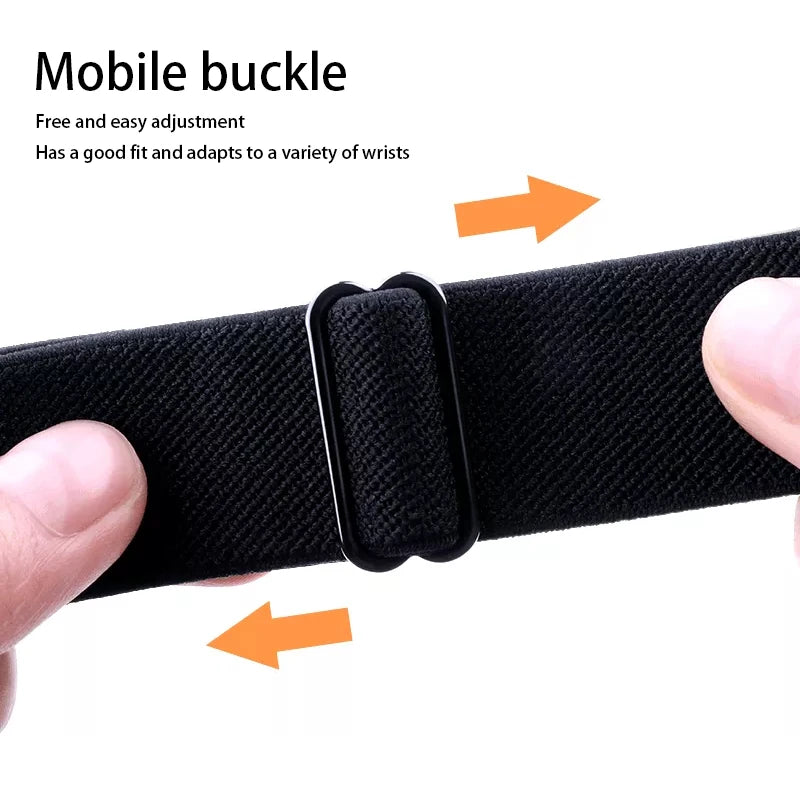 Stretchy Nylon band for Apple Watch Ultra 3 band 40mm 41mm 42mm 44mm 45mm 49mm 46mm Elastic band Apple Watch 11 10 9 8 SE 7 6 5