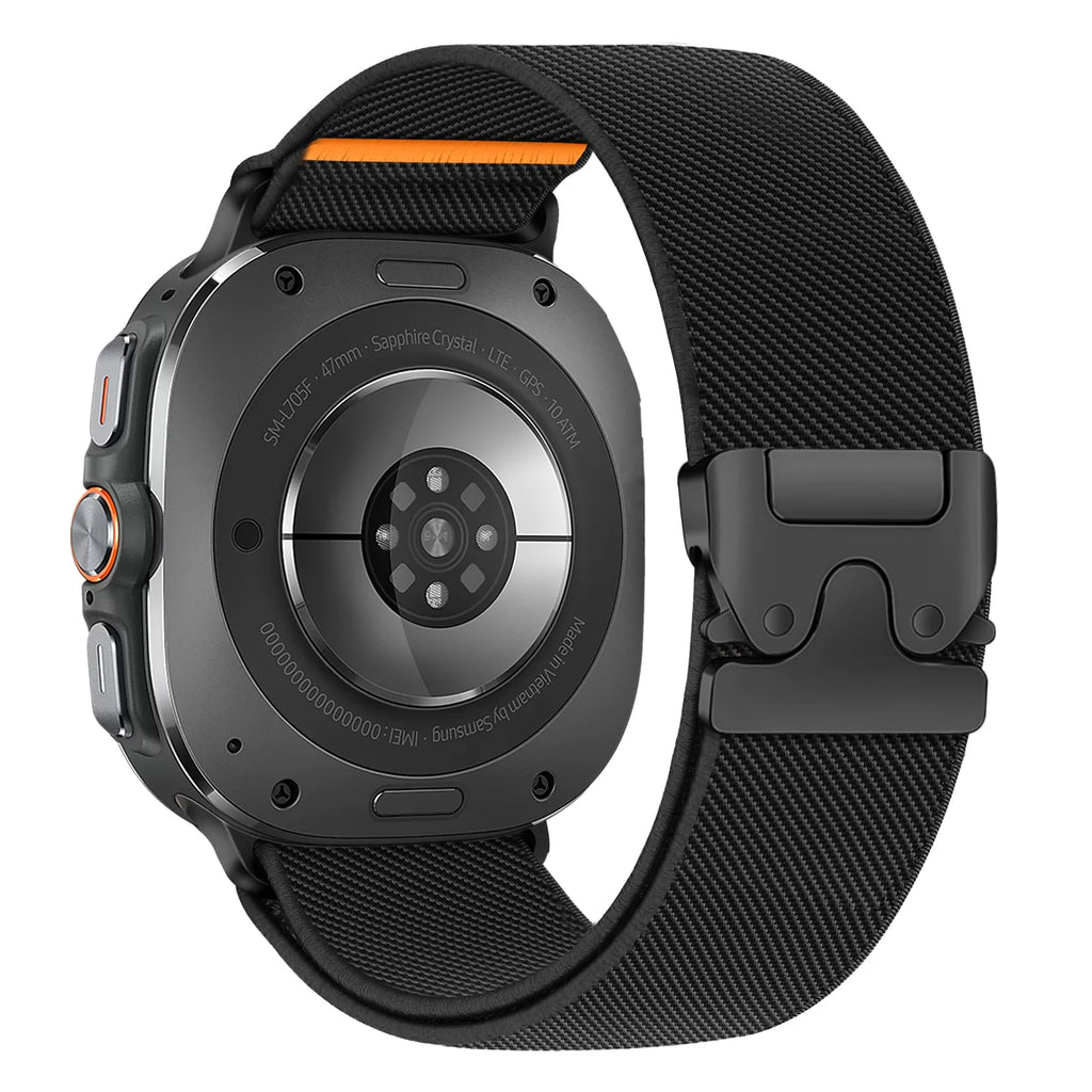 Parachute Strap For Samsung Galaxy Watch Ultra Band 47mm stretch Nylon correa pulseira Bracelet for Galaxy Watch 7 ultra Strap