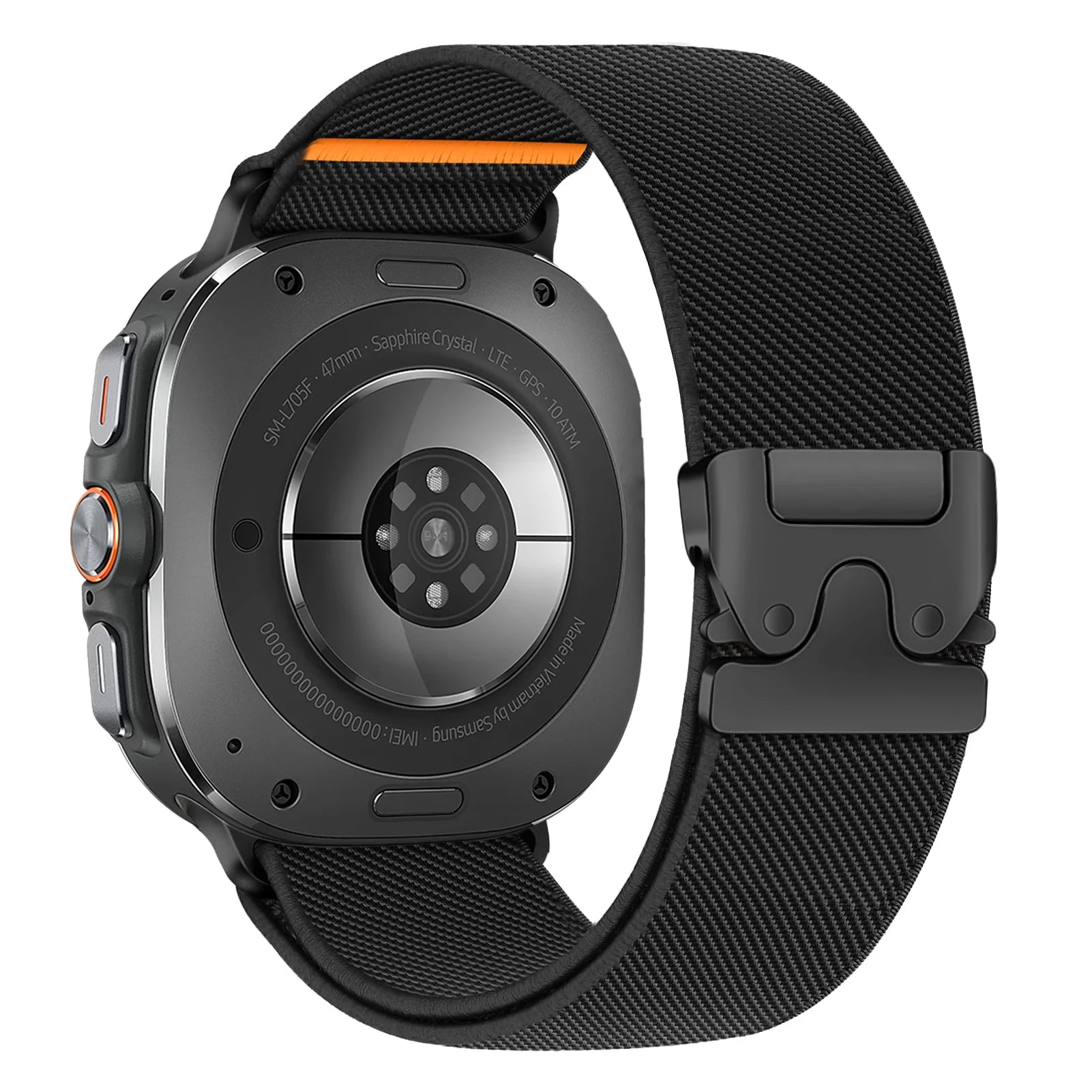 Parachute Strap For Samsung Galaxy Watch Ultra Band 47mm stretch Nylon correa pulseira Bracelet for Galaxy Watch 7 ultra Strap