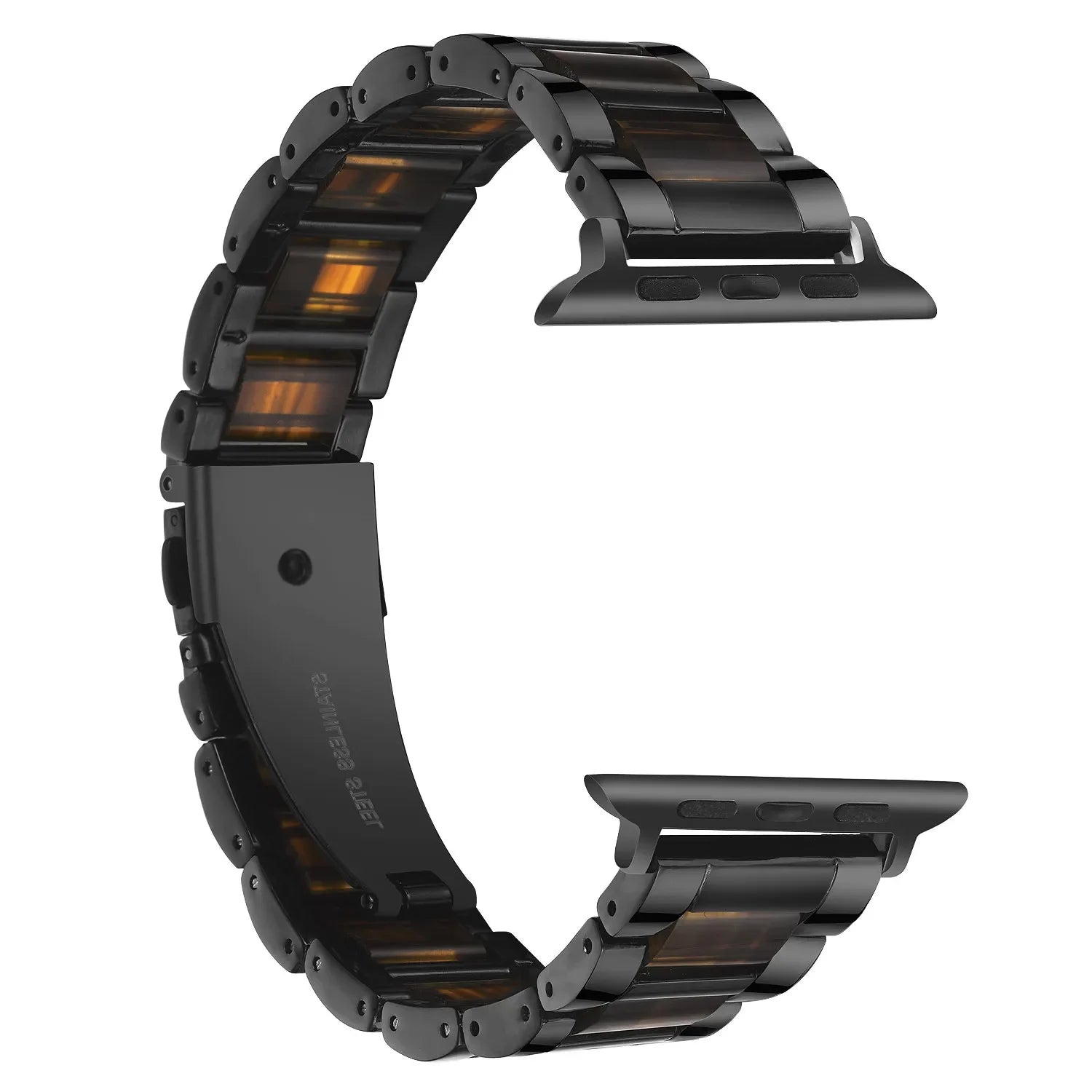 Resin+Metal band For Apple Watch 49mm 46mm 42mm 45mm 44mm 42mm 41mm 40mm 38mm band Wristband Apple Watch Ultra 10 9 8 7 6 5 4 SE