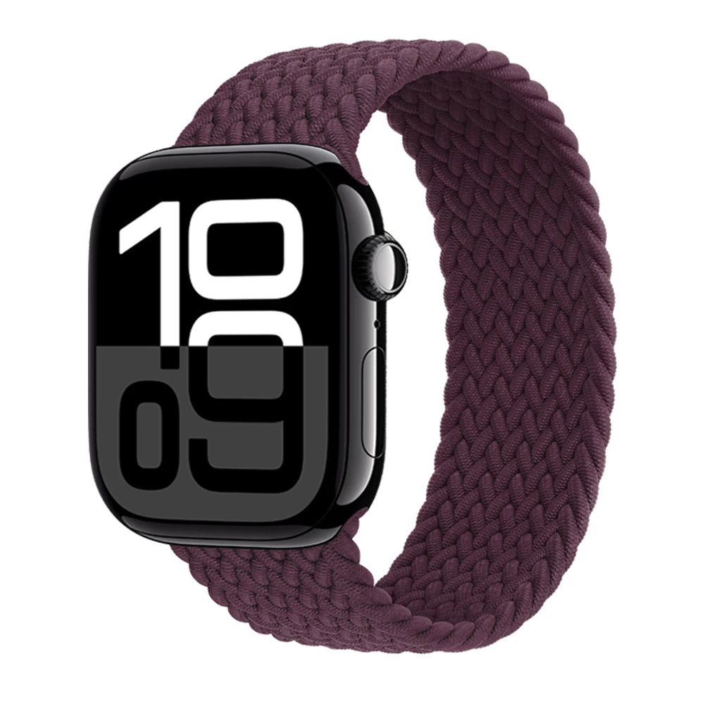 Braided loop band For Apple Watch band Ultra 3 2 49mm 44mm 41mm 40mm 42mm 46mm 45mm band Apple Watch Series 11 SE3 10 9 8 7 6 5