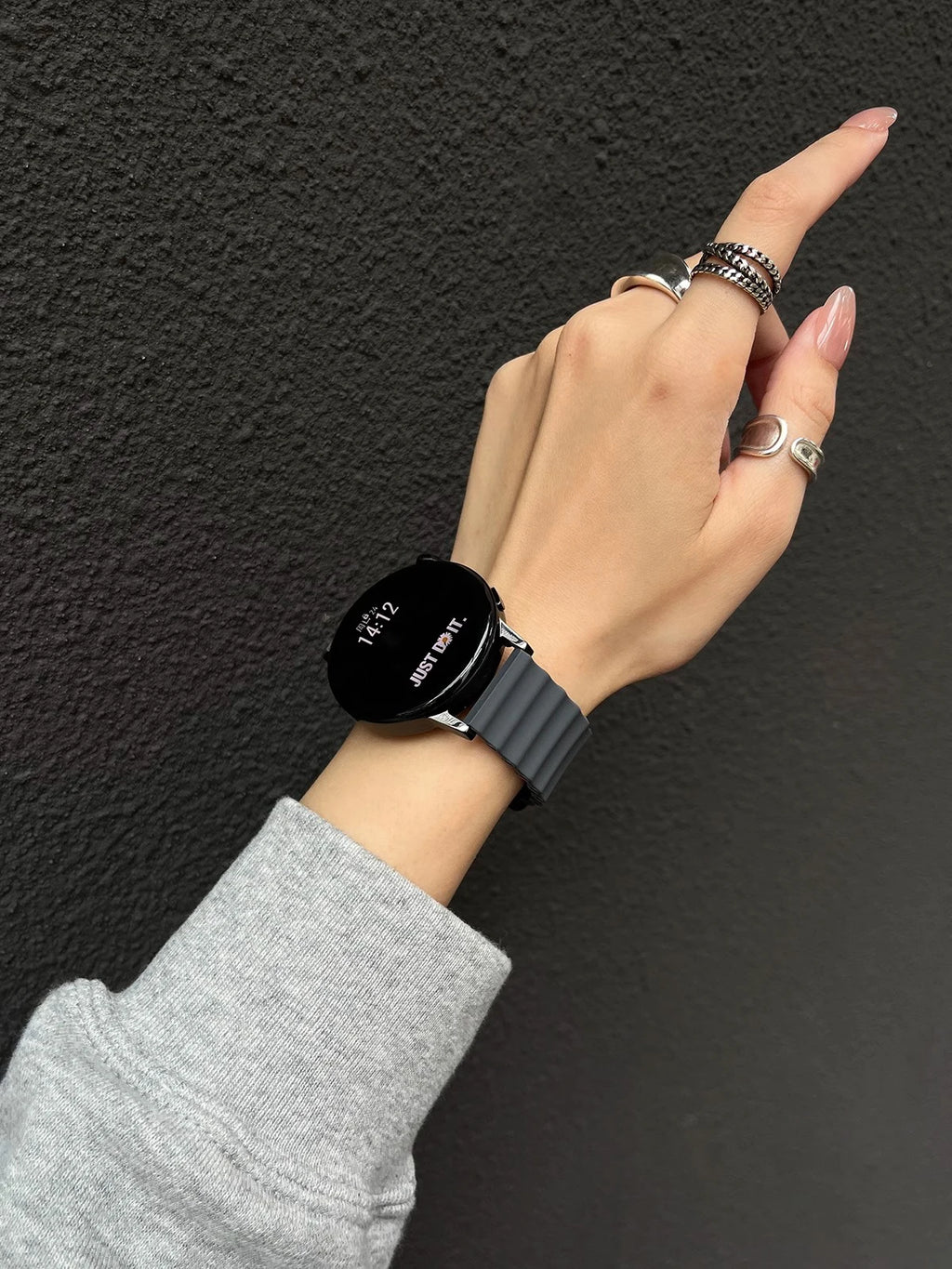 Ocean Silicone Loop Strap For Samsung Galaxy Watch 7 6 5 40mm 44mm Adjustable Bracelet Watchband For Galaxy 4 6 Classic 20/22mm