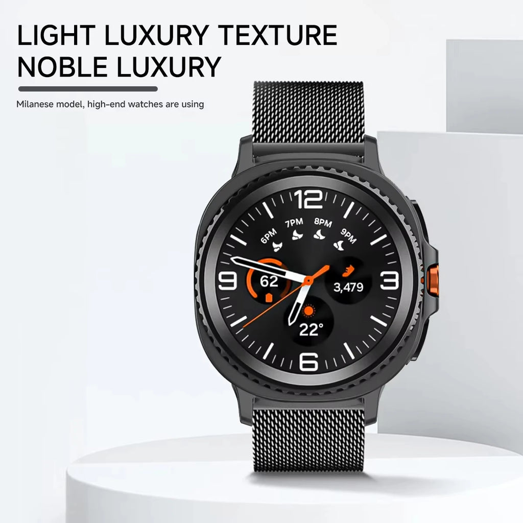 Milanese Loop For Samsung Galaxy Watch 8 Classic 44mm-40mm Band Wristband Stainless Steel Magnetic Bracelet Galaxy 8 46mm Strap