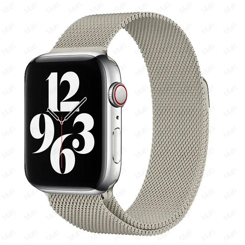 Milanese Loop for Apple Watch band 44mm 40mm 45mm 41mm 42mm 38mm 44mm band Ultra 2 49mm metal band Apple Watch Series 9 8 7 6 SE 5 4 3
