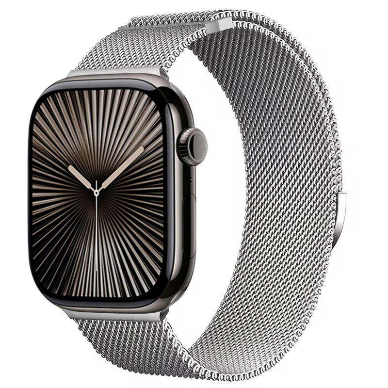Milanese Loop band For Apple Watch band 46mm 40mm 41mm 45mm 49mm 42mm Correas bands Apple Watch Series 11 10 9 SE 3 7 8 Ultra 3