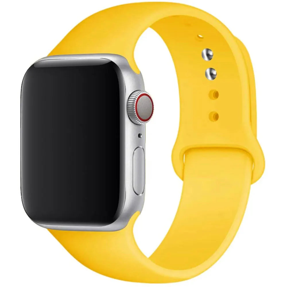 Silicone band For Apple Watch Ultra 2 49mm 44mm 45mm 40mm 49mm 41mm 38mm 42mm sport band Apple Watch Series 8 7 6 5 4 3 SE band