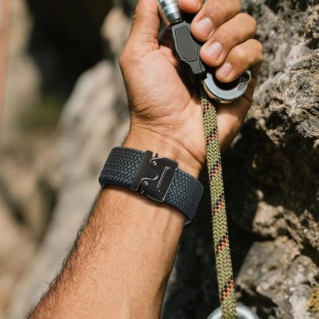 Parachute Buckle Elastic Nylon Strap for Samsung Galaxy Watch 8 40/44mm Luxury Band for Galaxy 8 Classic 46mm Sport Bracelet