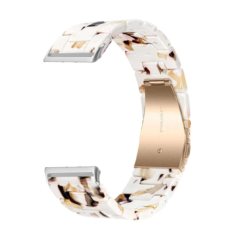 Resin Strap Compatible with Samsung Galaxy Fit3 Quick Release Men Women Bracelet for Galaxy Fit 3 Strap