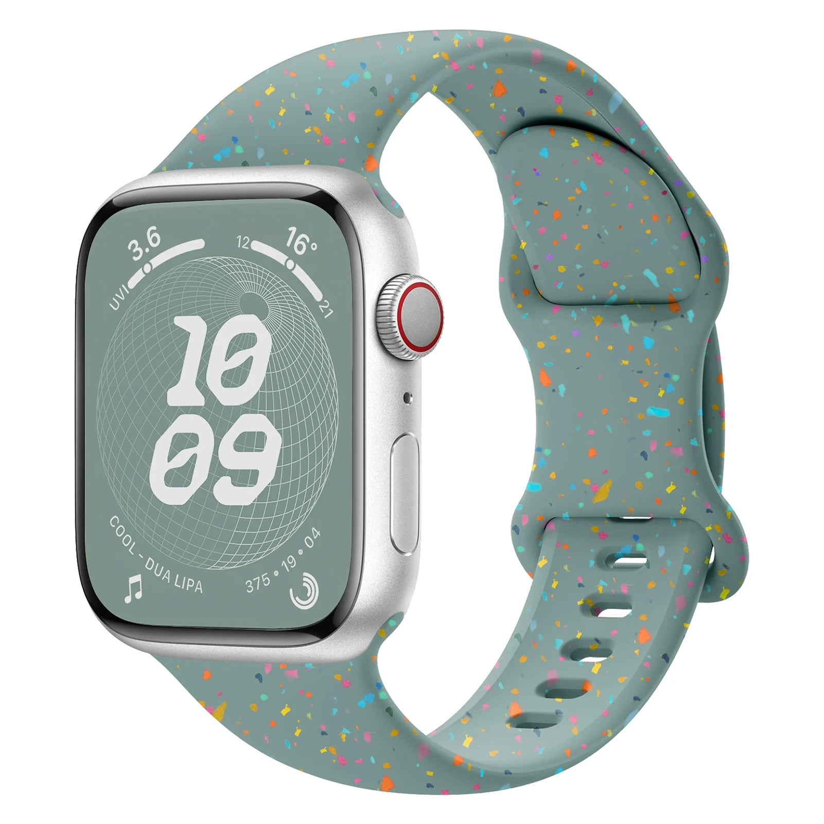 Silicone band for Apple Watch band 40mm 41mm 45mm 44mm 46mm 49mm 42mm Breathable band Apple Watch Series 11 10 9 8 SE 3 Ultra 2