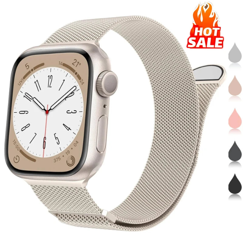 Milanese Loop for Apple Watch band 44mm 45mm 40mm 41mm 46mm 42mm pride band Apple Watch Series 10 9 8 7 6 SE 5 4 Ultra 2 49mm band