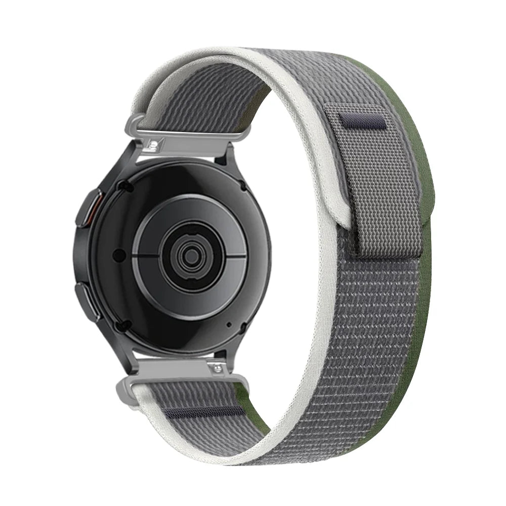 22mm 20mm Nylon Loop Strap for Samsung Galaxy Watch 7 6 5 4 3/Garmin 970 Bracelet Correa Band for Huawei Watch 5 GT5-4 Pro 46mm