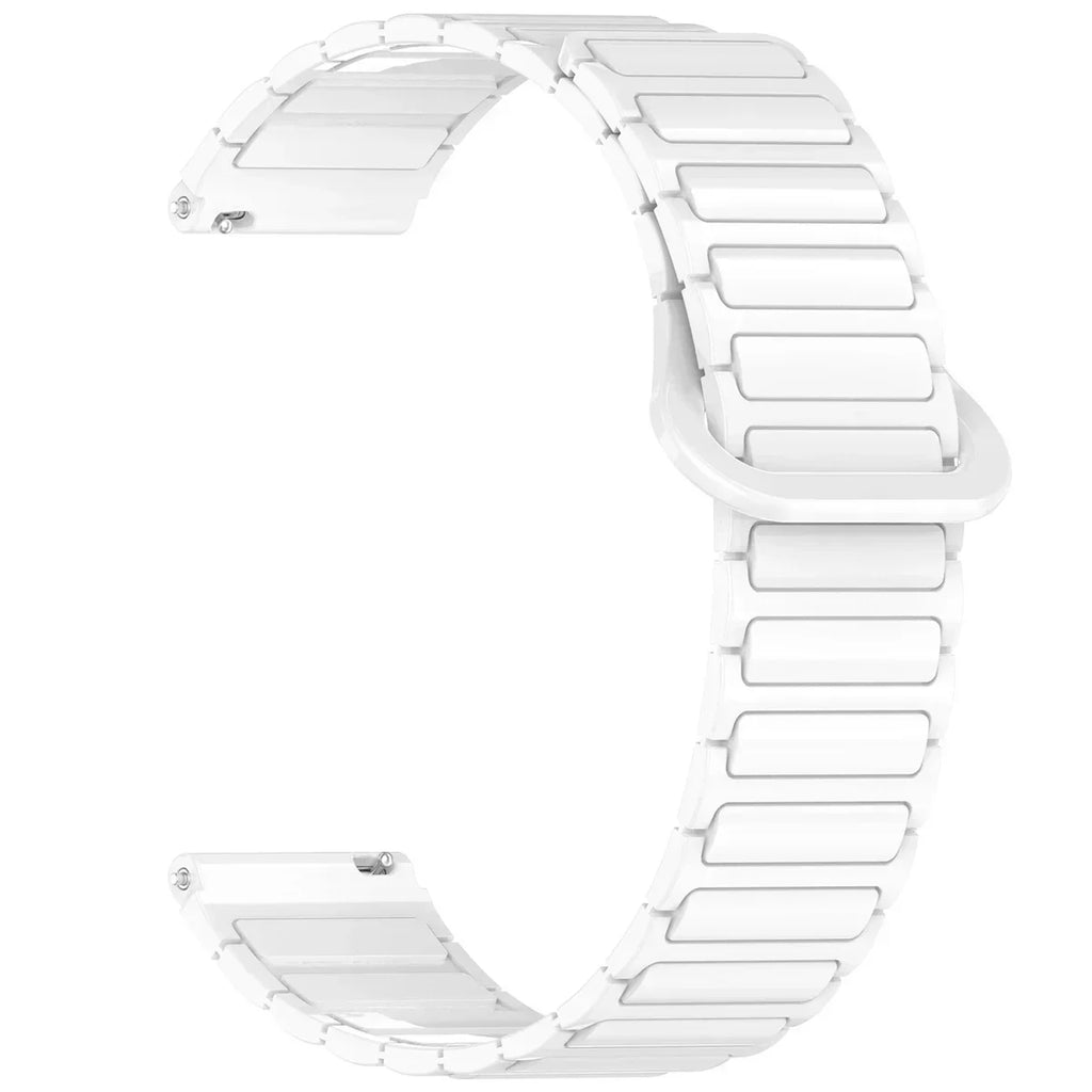 18mm 20mm 22mm Magnetic Loop Band for Samsung Galaxy Watch 7 6 5 4 44/40mm 6Classic Silicone Strap for Huawei Watch GT5 46mm