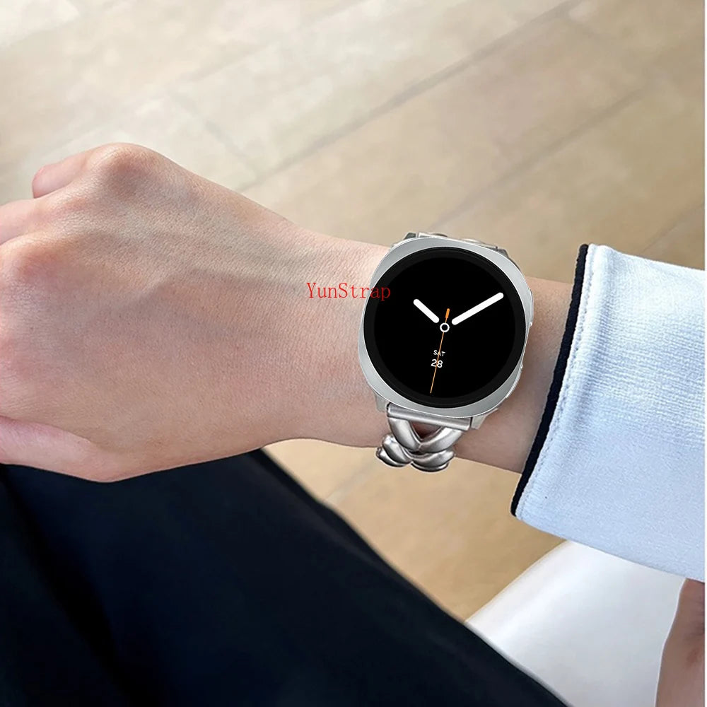 Samsung Galaxy Watch 8 8Classic Ultra Strap Love Metal V Shaped Bracelet Galaxy 8 40mm 44mm 46mm 47MM Band