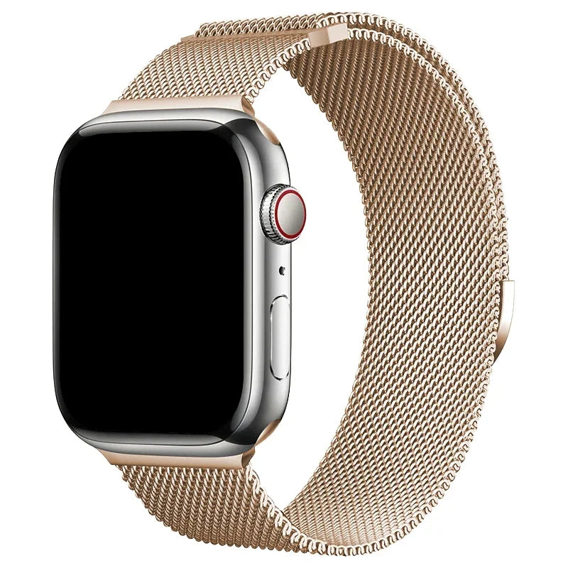 Milaness Magnetic band for Apple Watch Ultra band 49mm 46mm 45mm 44mm 41mm 40mm metal band for Apple Watch 11 10 9 8 7 6 5 4 SE