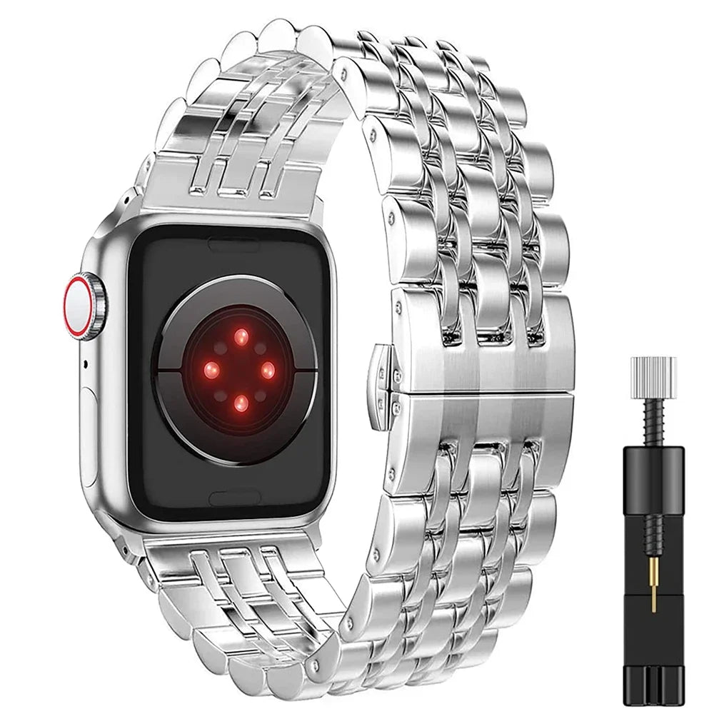 Metal band for Apple Watch Ultra 3 2 9 8 7 6 5 4 SE 49mm 45mm 44mm 41mm Convenient Replacement Belt Apple Watch 11 10 46mm 42mm Correa