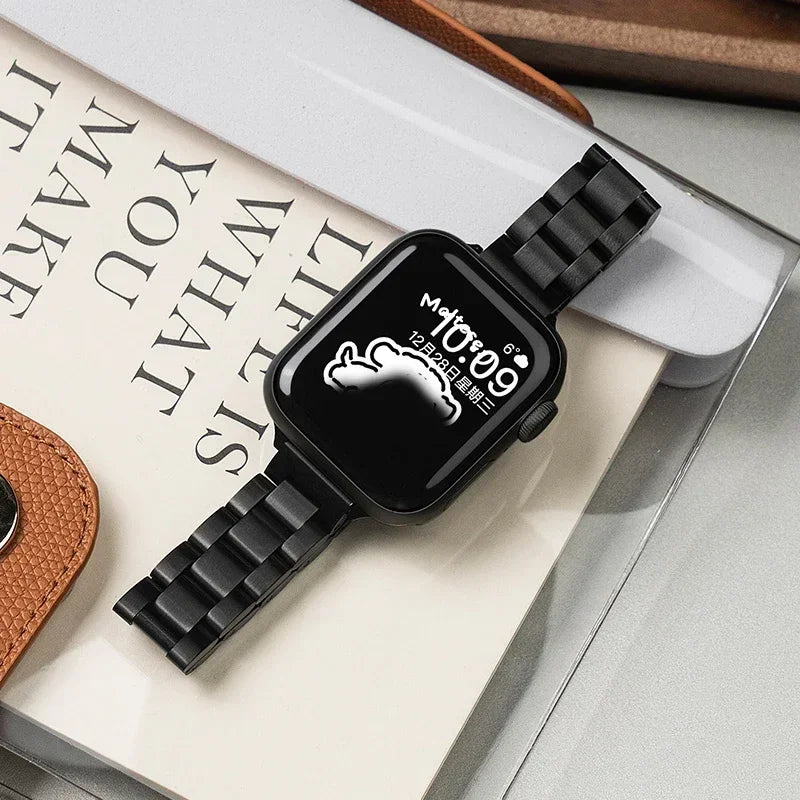 Thin band for Apple Watch band 45mm 44mm 41mm 40mm 42mm 38mm 49mm Stainless Steel metal band Apple Watch Series 10 9 8 3 Ultra 7 6 SE