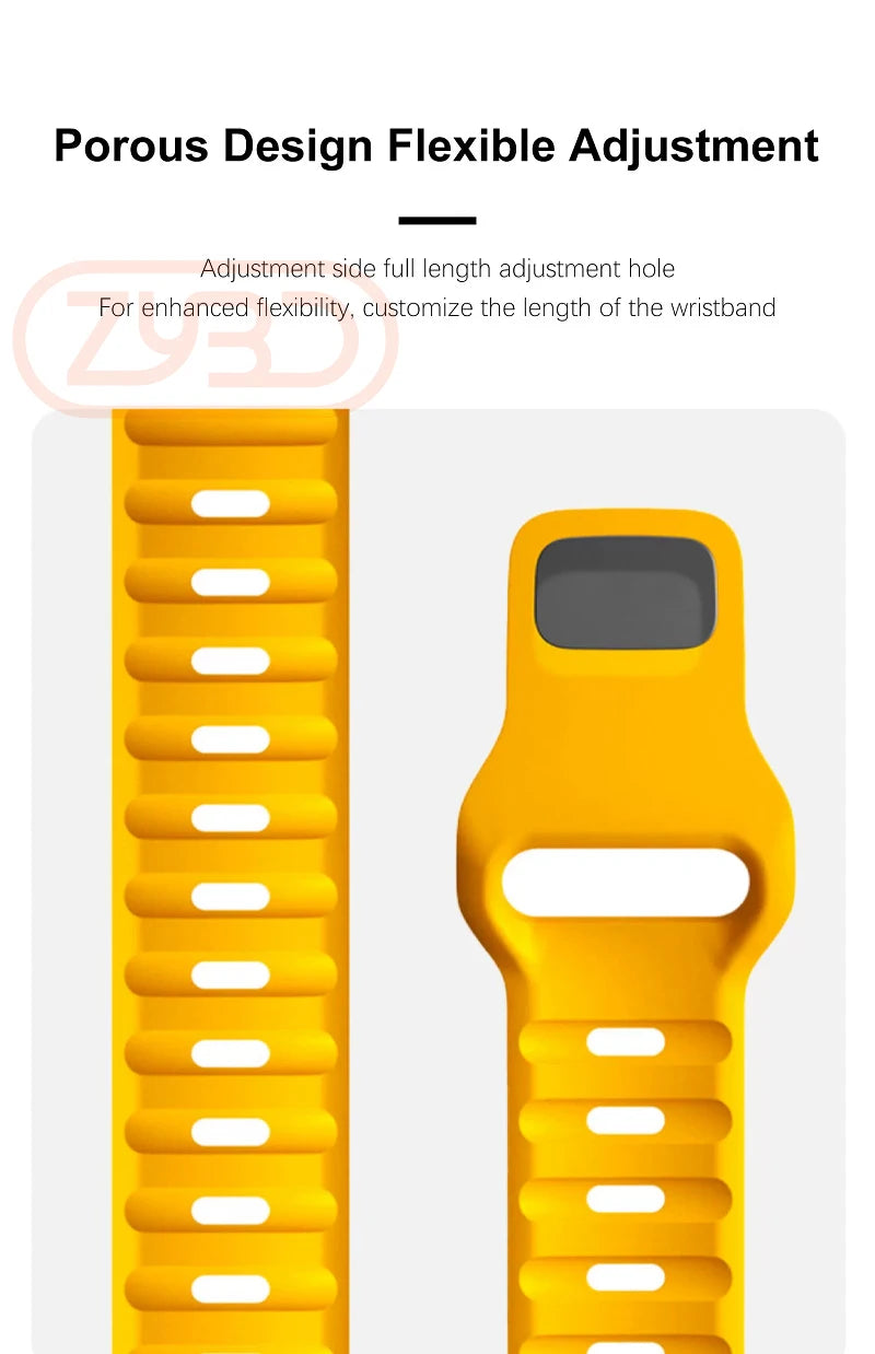 Sport band For Apple Watch Ultra 9 8 7 6 SE 5 Soft Silicone Lightweight band For Apple Watch 38mm 40mm 42mm 44mm 45mm 49mm