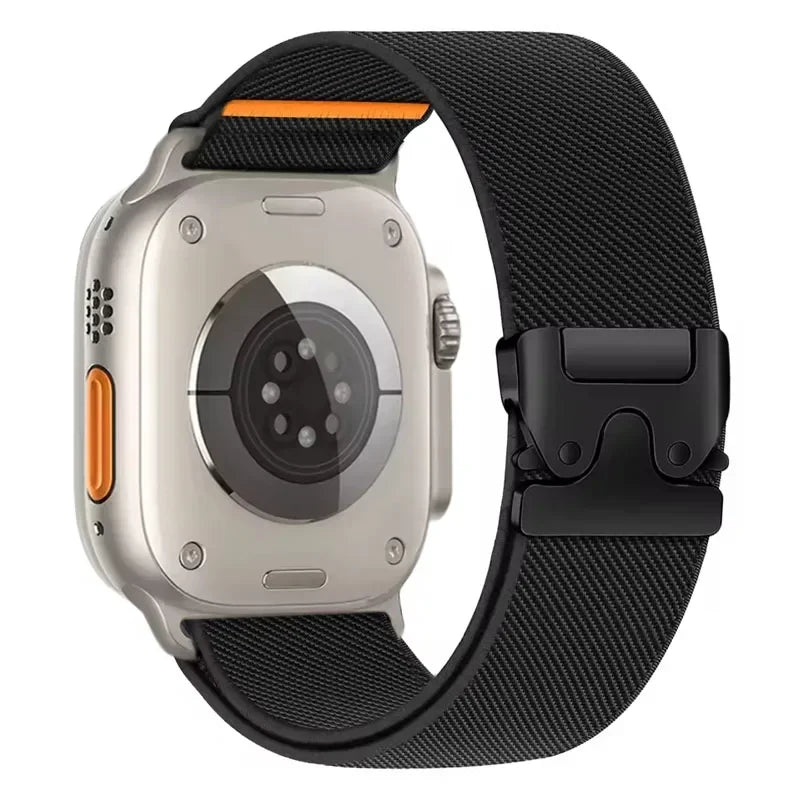 Nylon band for Apple Watch band 46mm 45mm 44mm 49mm 42mm 41mm 40mm Breathable Wristband Apple Watch Series Ultra 11 10 9 8 7 6 5 SE