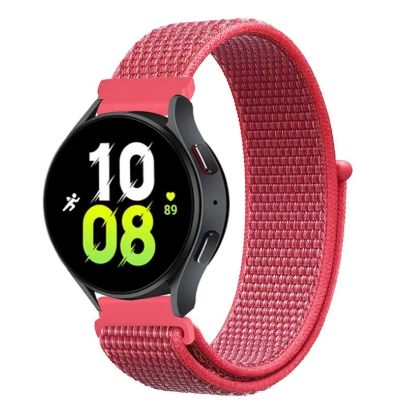 Nylon loop For Samsung Galaxy Watch 6 5 Pro/4/classic/gear s3 frontier/active Sport Bracelet Huawei watch gt2 3 22mm 20mm Strap