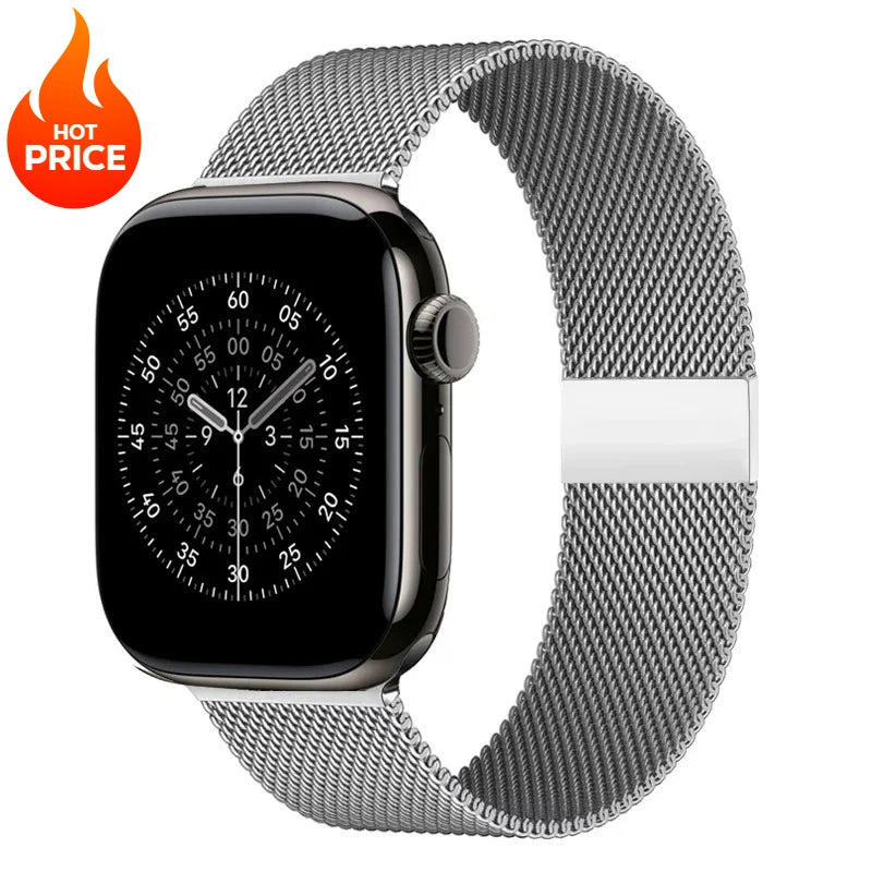 Milanese loop For Apple Watch 10 band 46mm 45mm 44mm 40mm 41mm 42mm band Apple Watch Series 11 8 7 6 5 4 SE 9 Ultra 2 3 49mm
