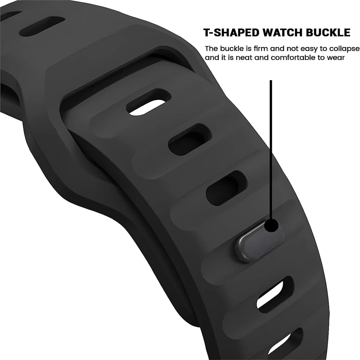 Silicone band For Apple Watch Ultra band 44mm 49mm 45mm 42mm 40mm 41mm 38mm sport correa band Apple Watch Series 7 6 3 4 5 SE 8