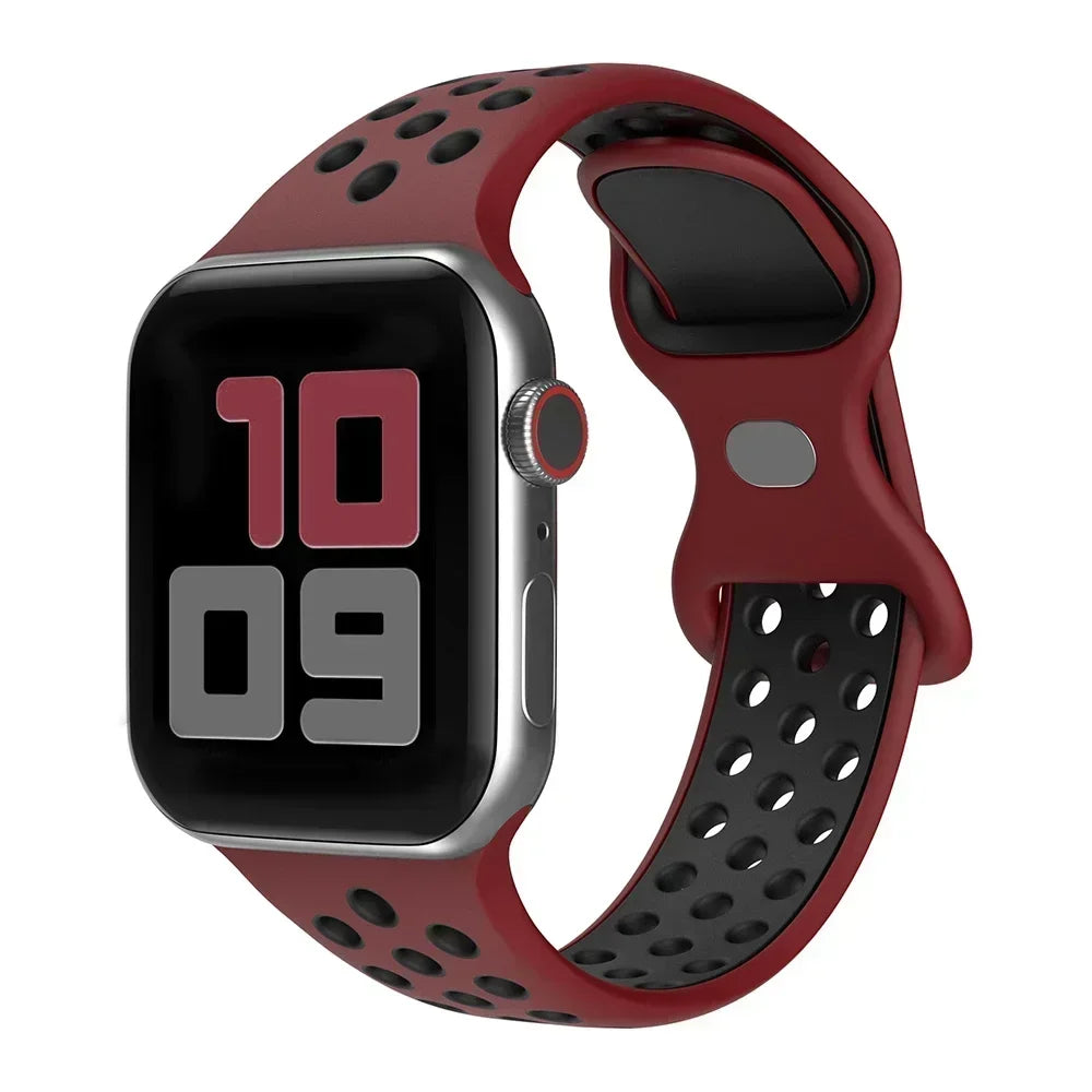 Sport Silicone band For Apple Watch band 45mm 44mm Ultra 2 49mm 40mm 41mm 38mm 42mm 46mm Pride band Series 10 9 8 SE 7 6 Band