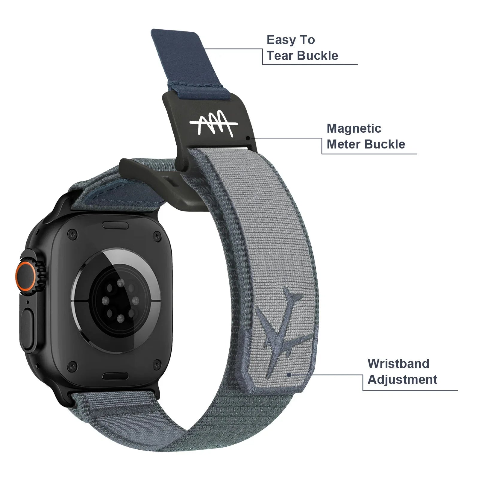 Nylon Magnetic band for Apple Watch Ultra 3 49mm 11 46mm 42mm Alpine band for Apple Watch Series 9 8 7 6 SE 45mm 40mm 44mm 41mm Bands