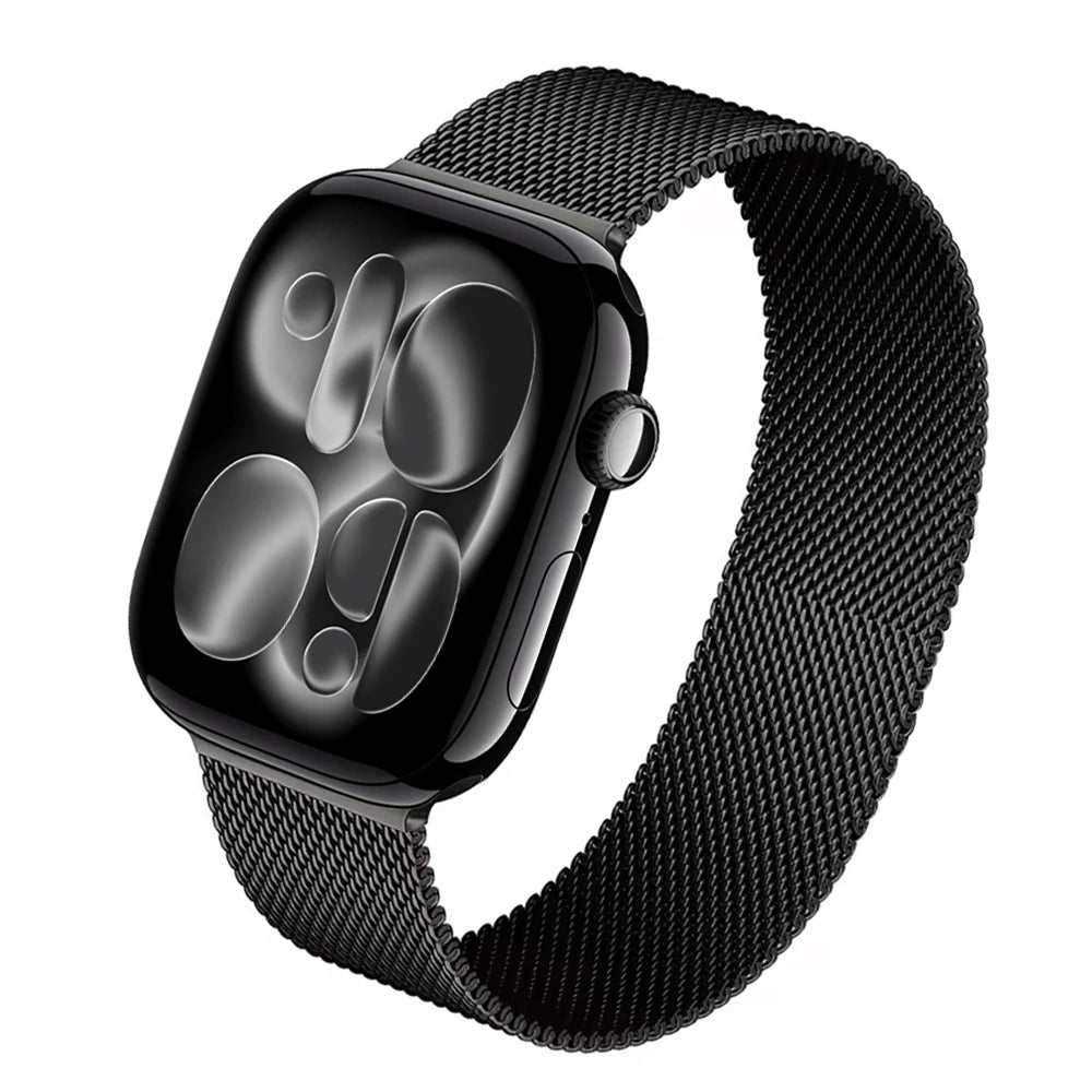 Milanese Loop For Apple Watch 11 band 10 9 7 SE 6 8 46mm 42mm 44mm 45mm 40mm 41mm belt correa band Apple Watch band Ultra 3 49mm