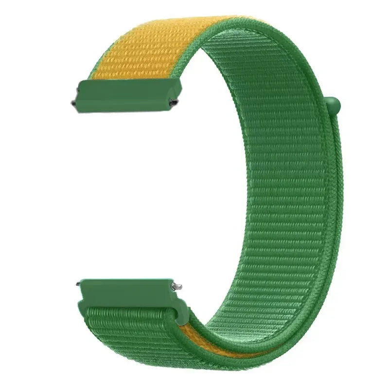 20mm 22mm Nylon Strap for Samsung Galaxy Watch 7/6/5/4 Huawei Watch 5/GT5/4/3 Pro 46mm Breathable Band for Garmin 970 965 955 55